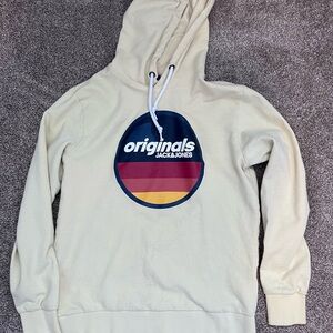 Jack & Jones Yellow/Cream Hoodie